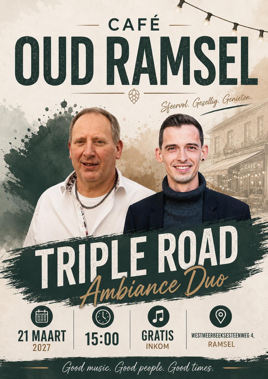 Affiche Café Oud Ramsel
